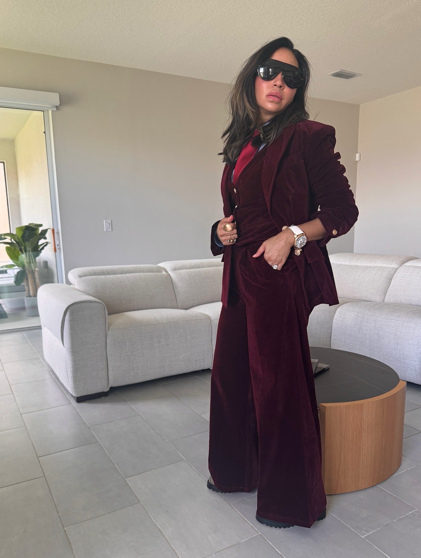 Bordeaux blazer