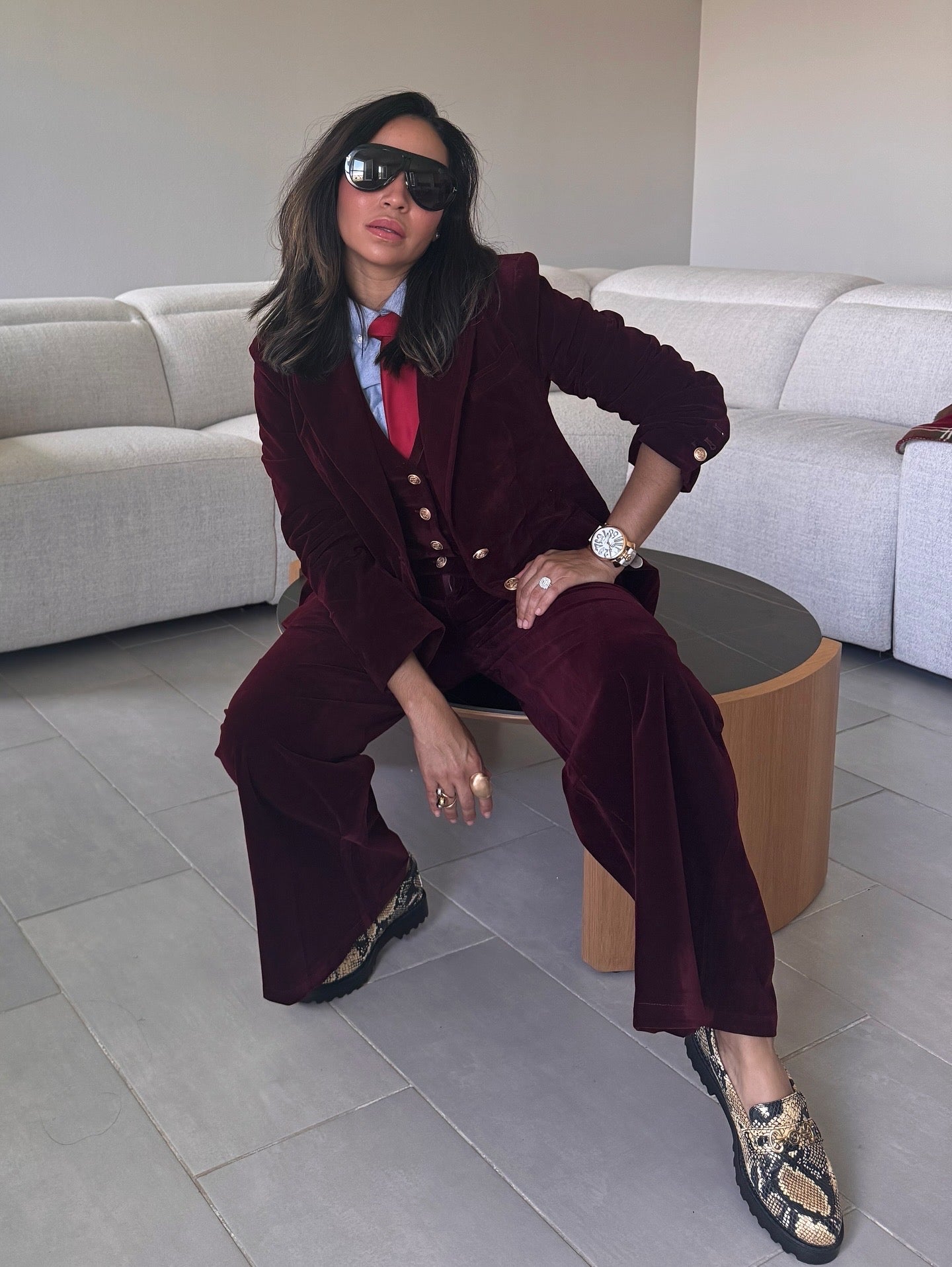 Bordeaux blazer