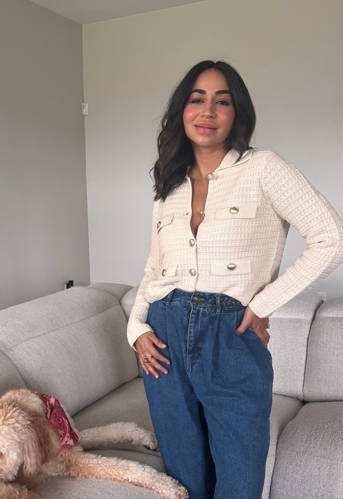 Golden Threads sweater