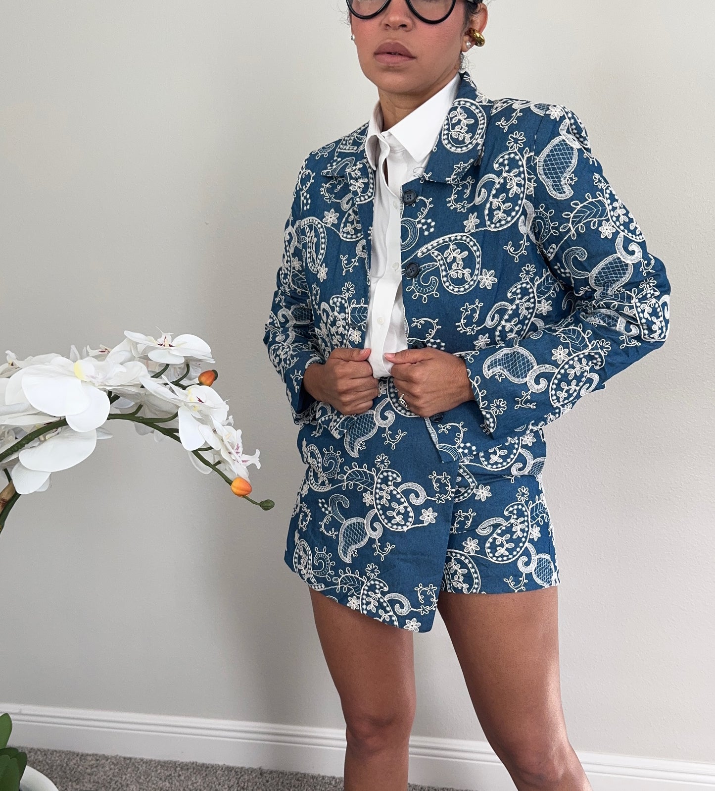 Indigo Bloom jacket