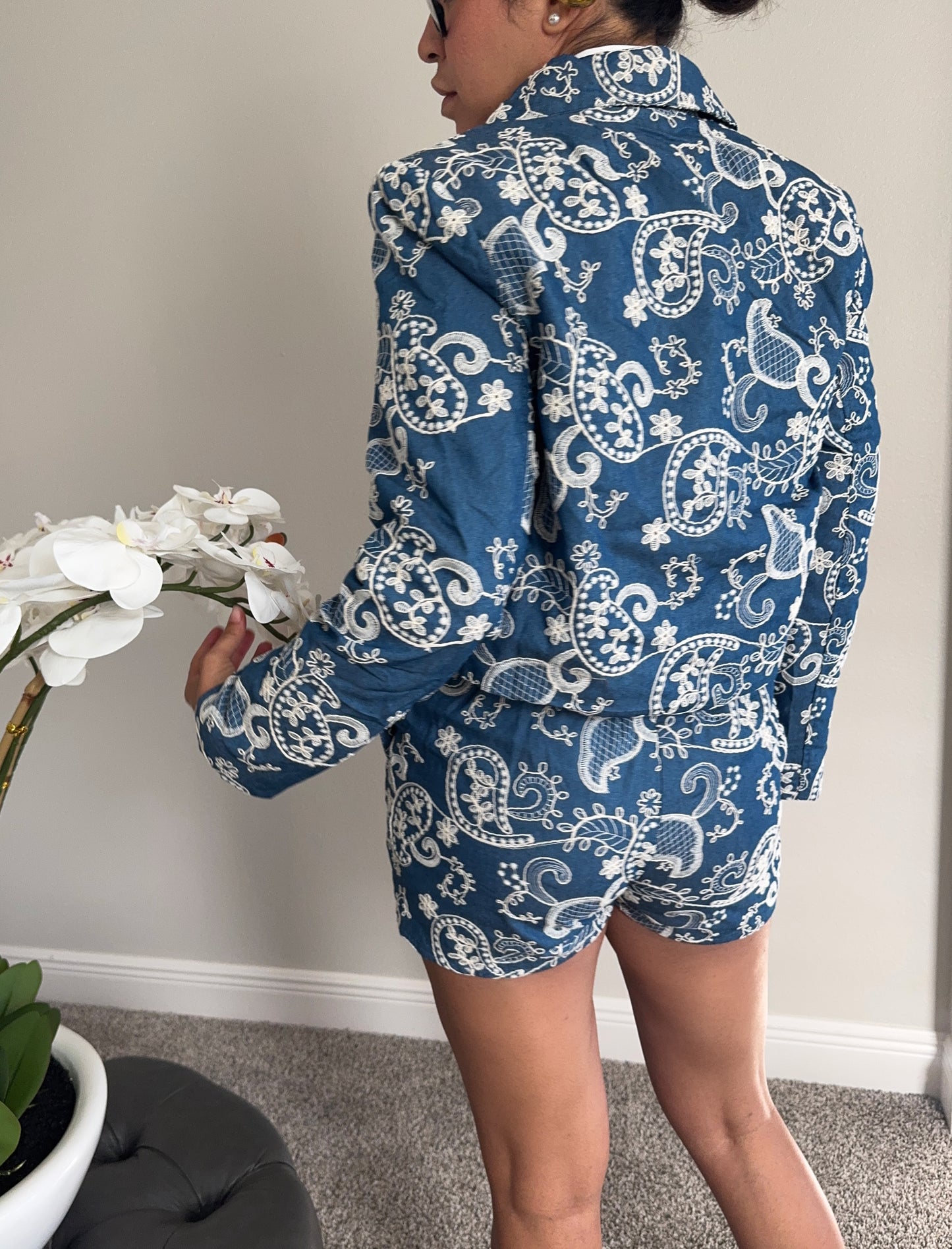 Indigo Bloom jacket