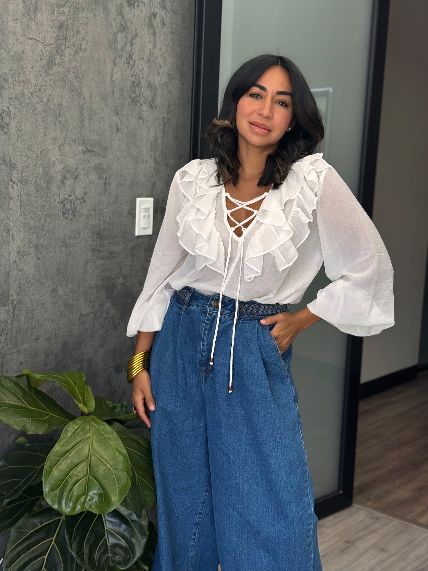 Moonlit whispers boho top