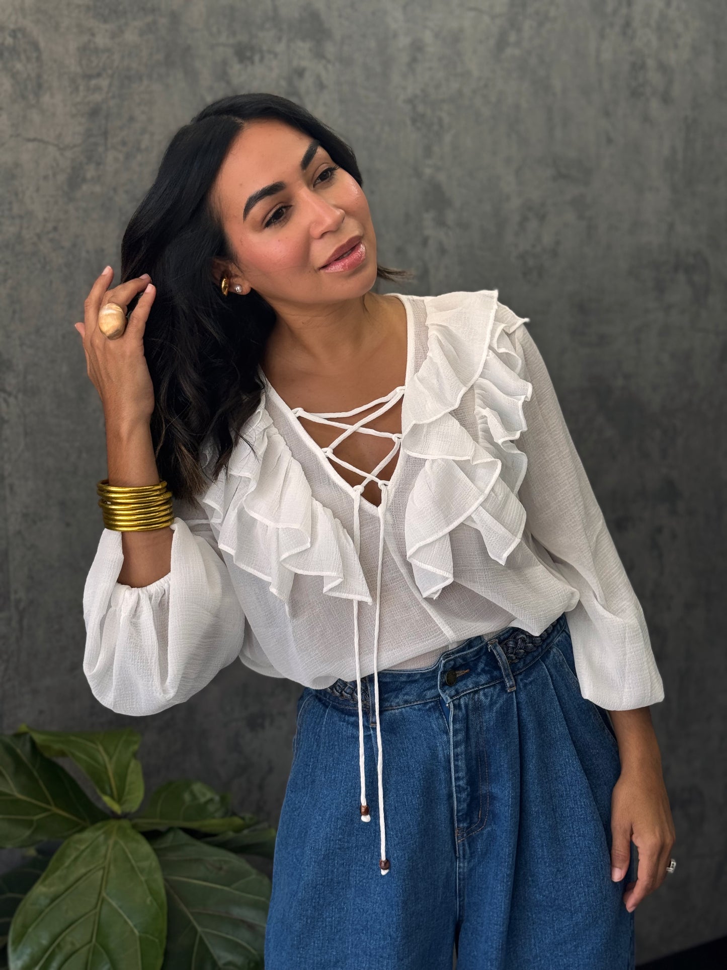 Moonlit whispers boho top