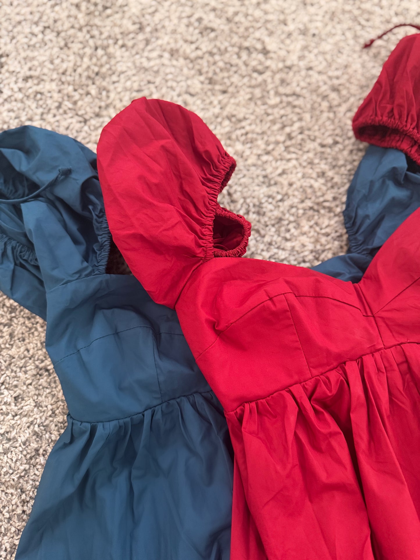 Crimson Bloom dress