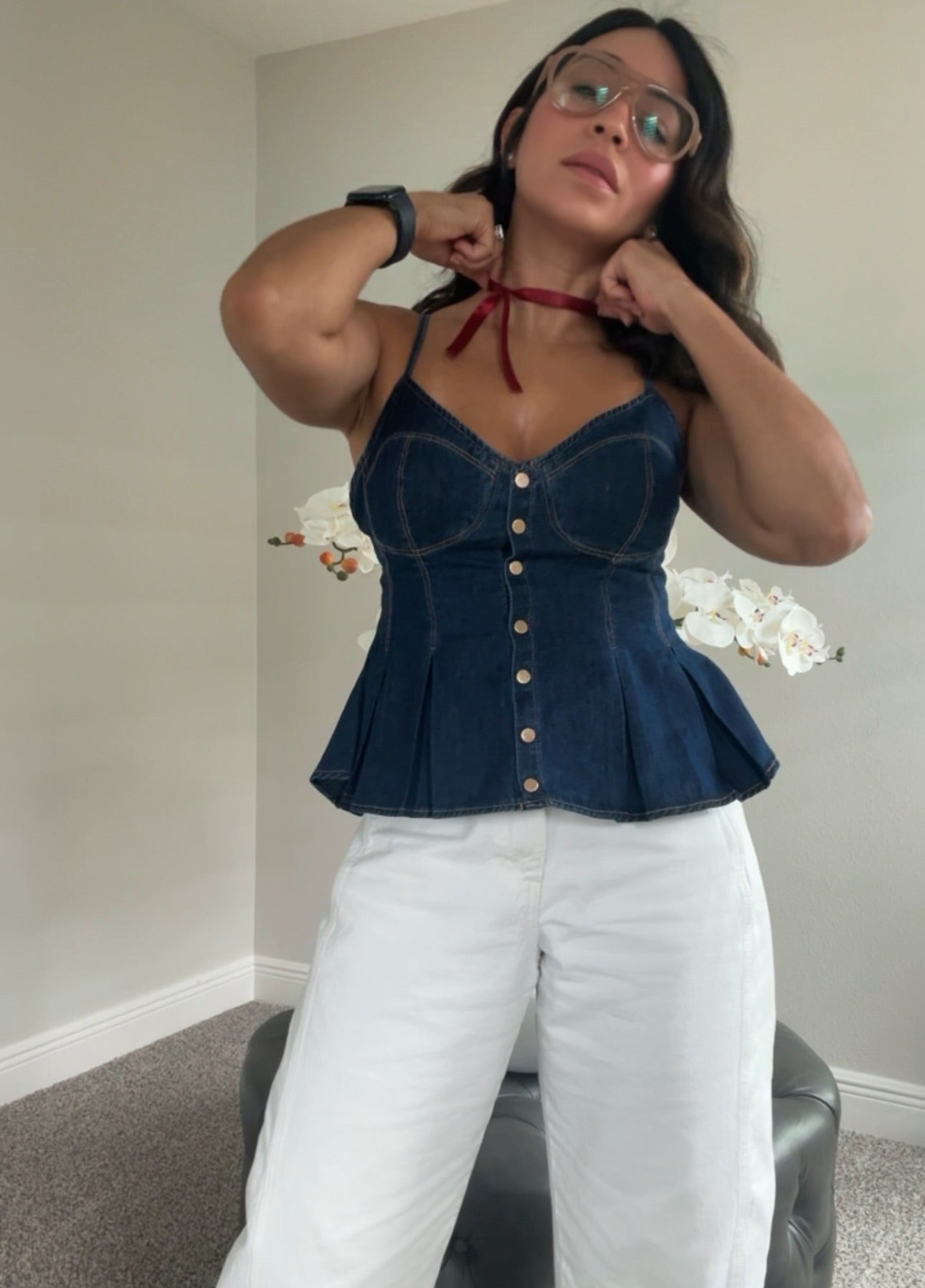 Indigo top