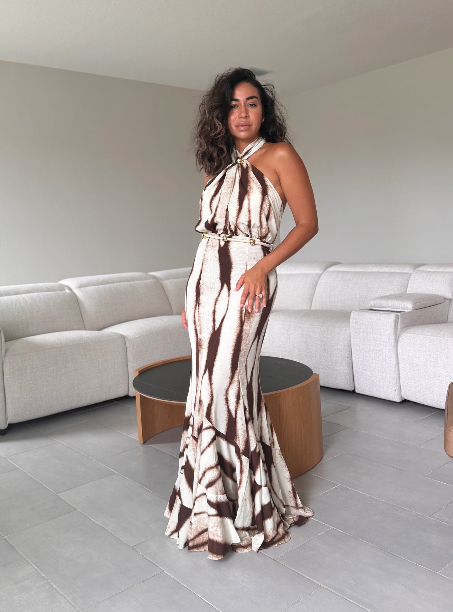 Mil Noches maxi dress