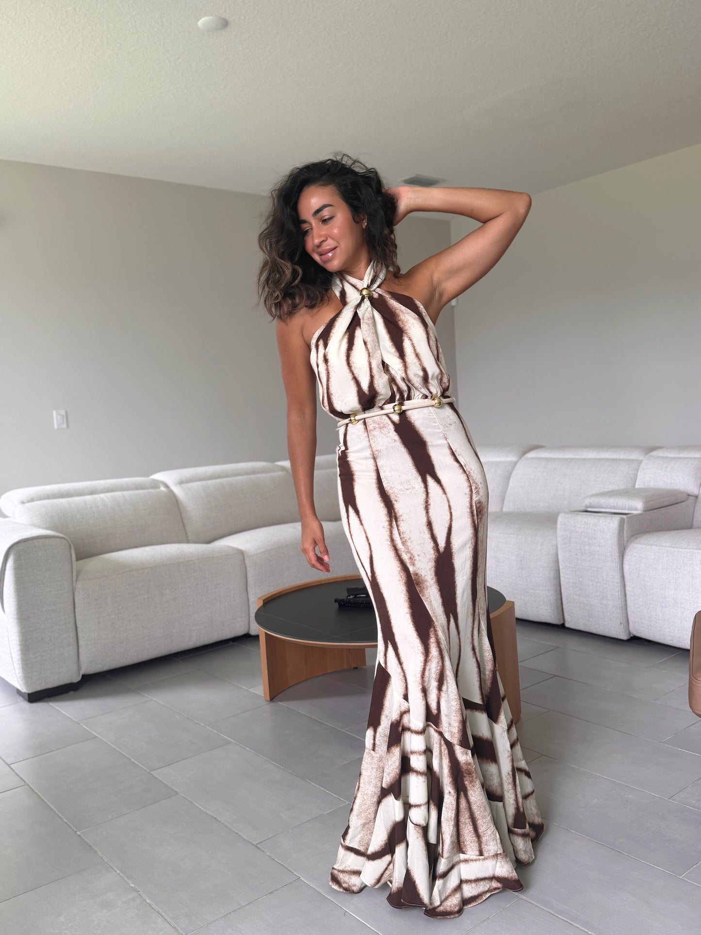 Mil Noches maxi dress