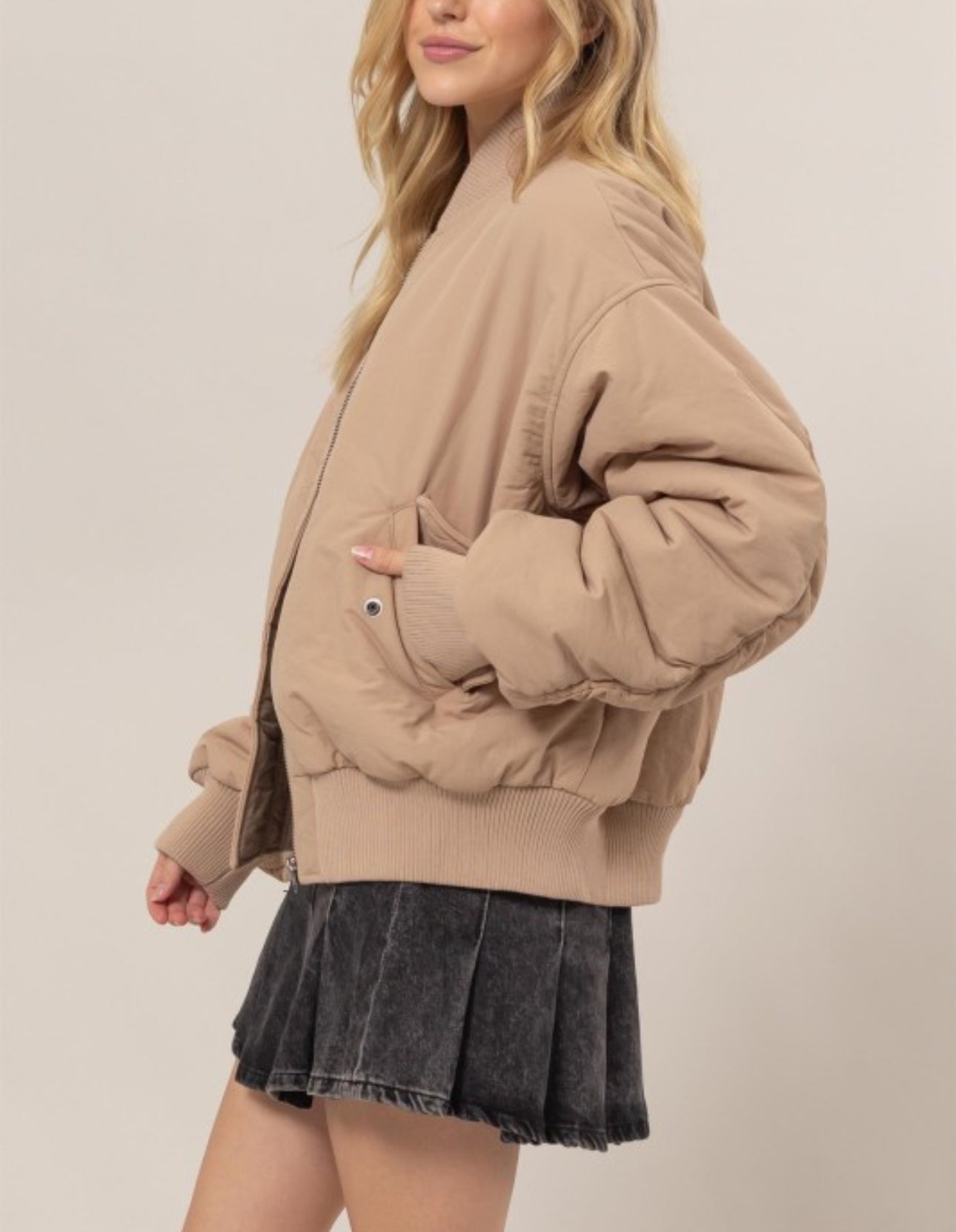 Urban Cloud oversized bomber jacket