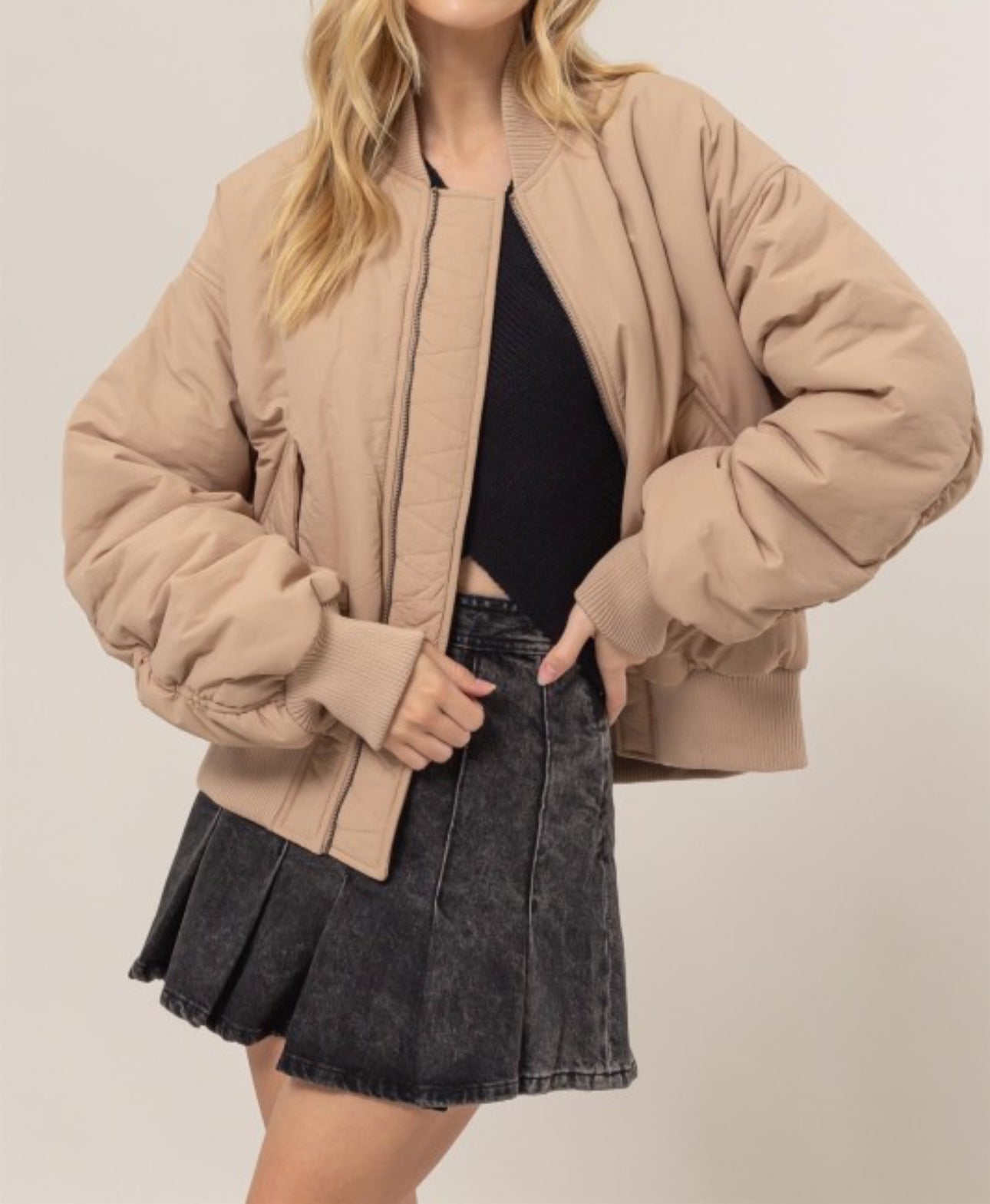 Urban Cloud oversized bomber jacket