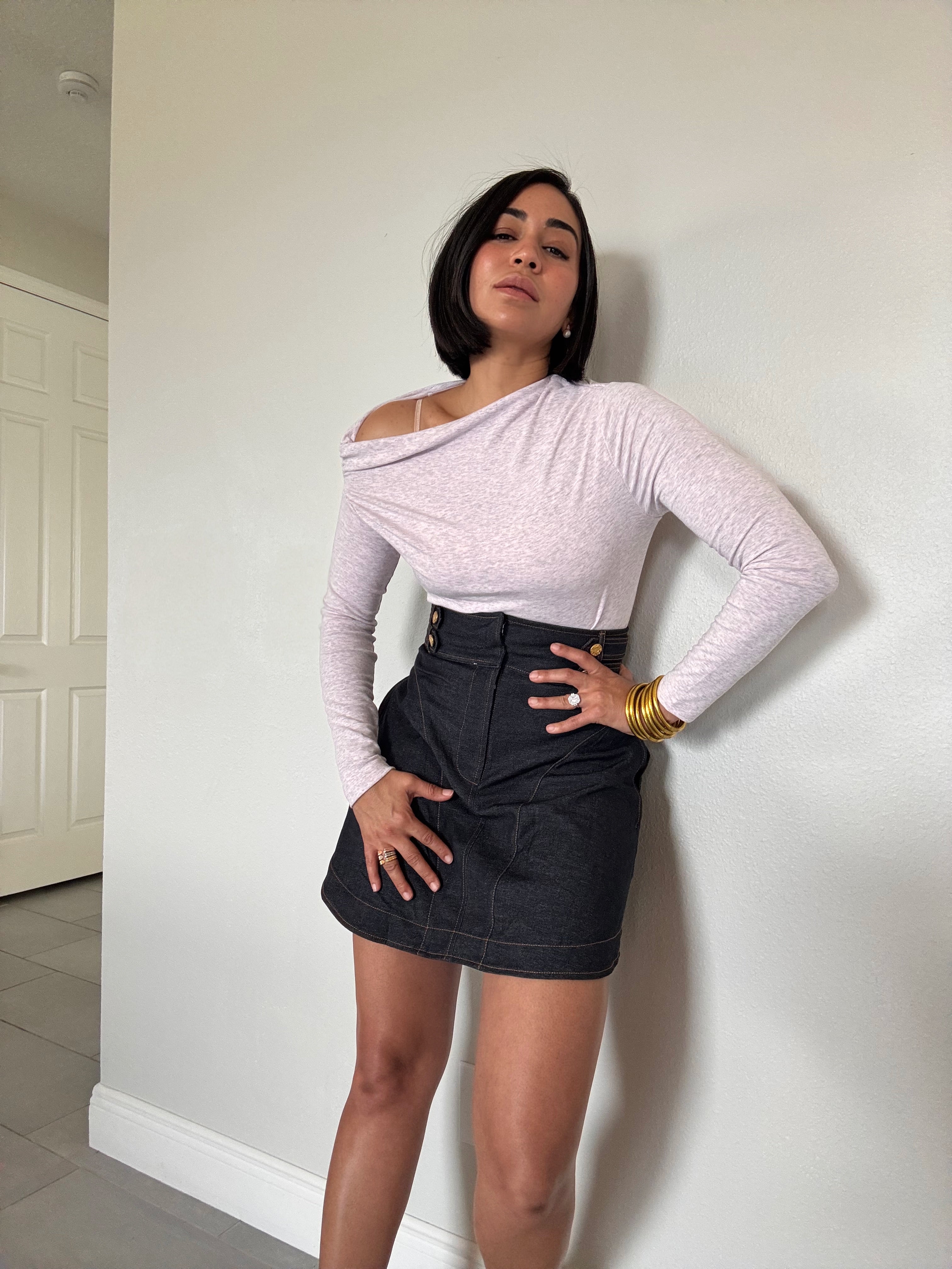 Golden Hour mini skirt