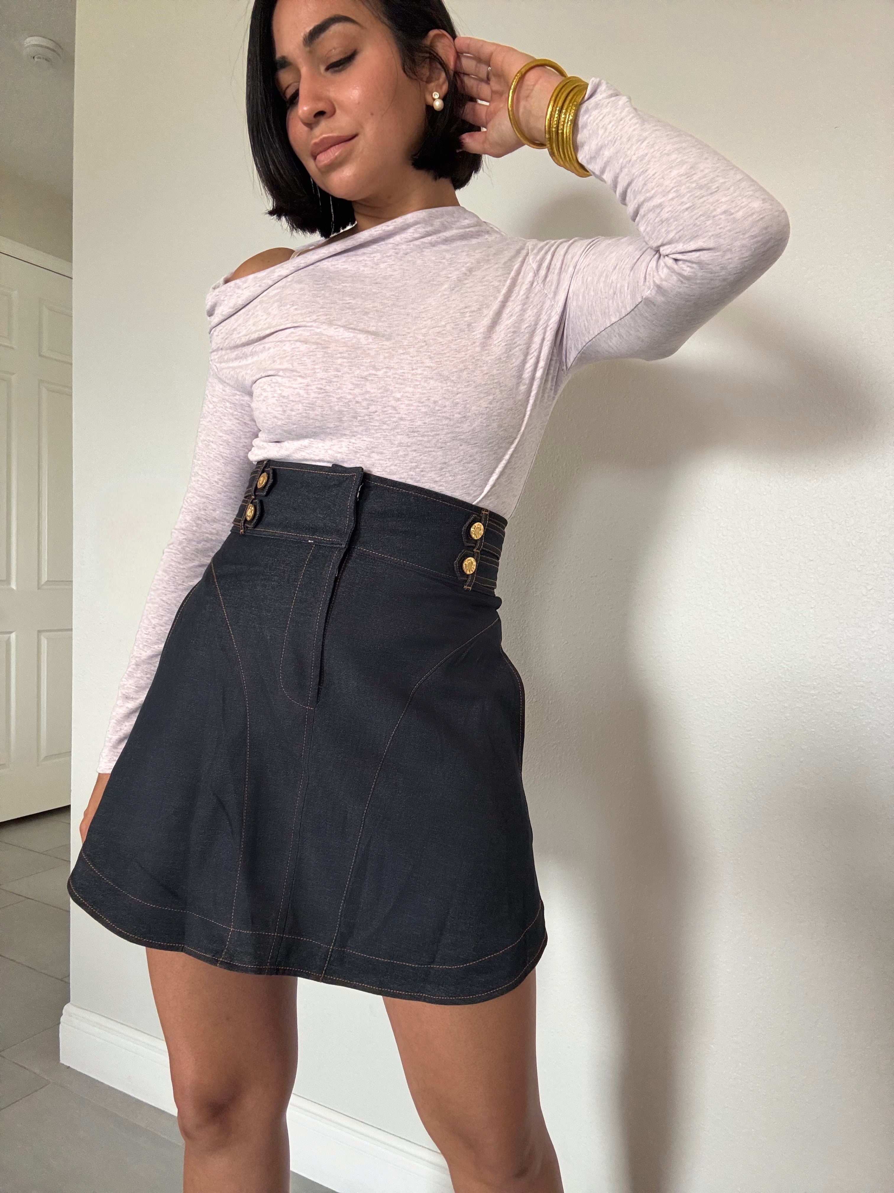 Golden Hour mini skirt