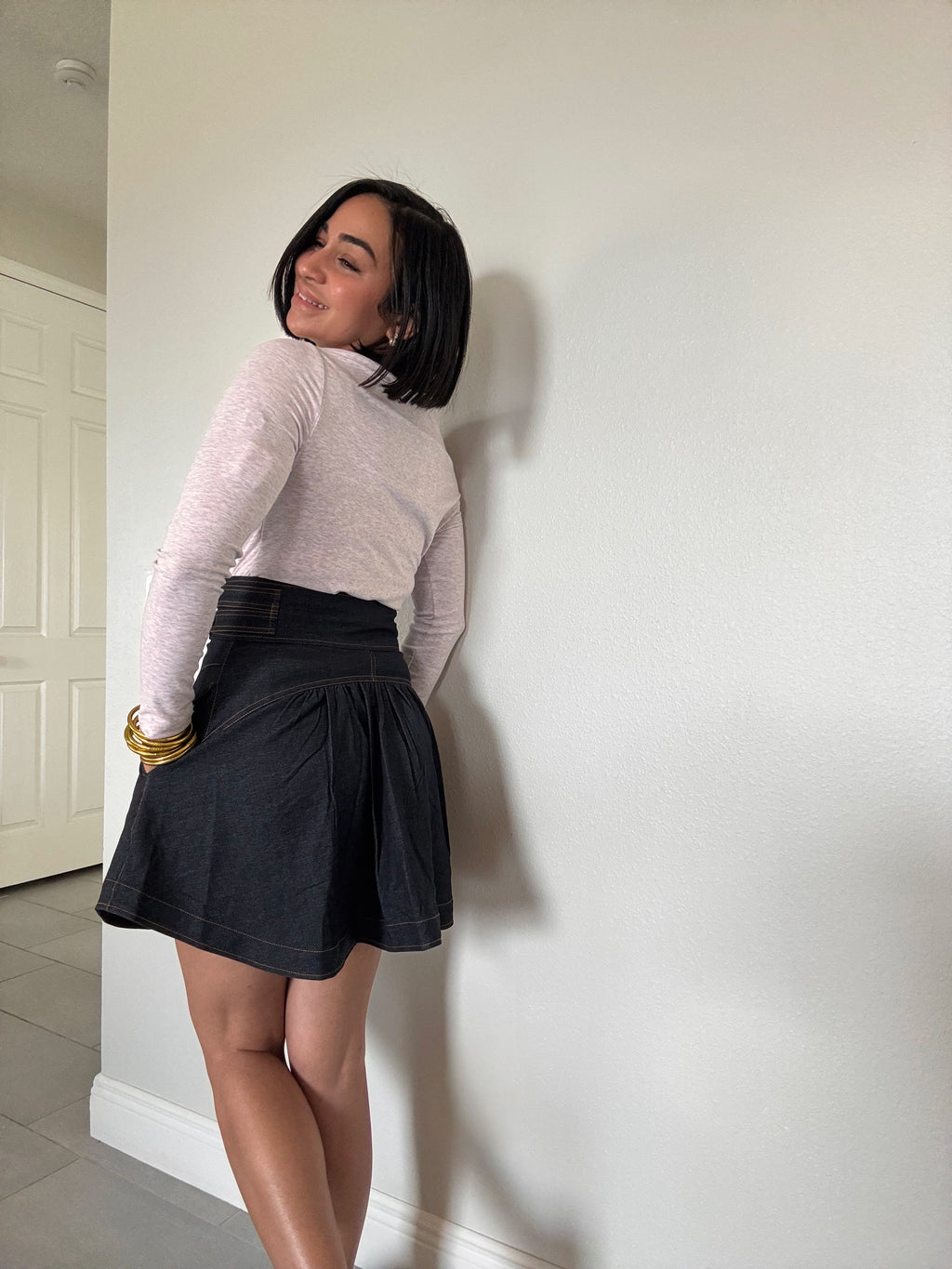 Golden Hour mini skirt