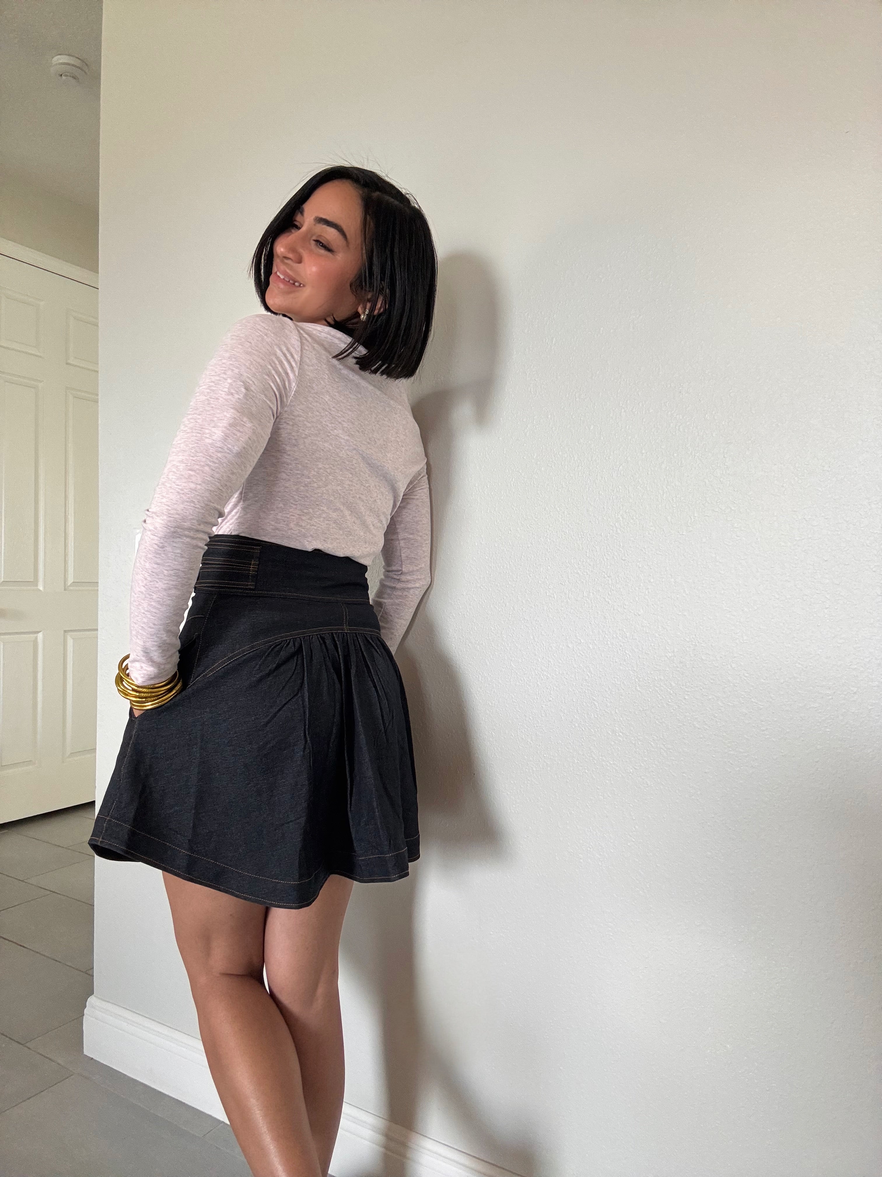 Golden Hour mini skirt