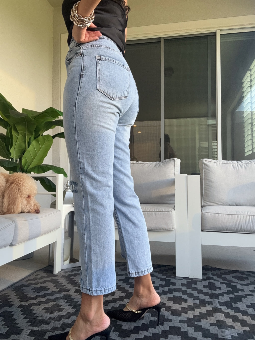 Everly Lace jean
