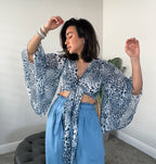 Veronica tie front top