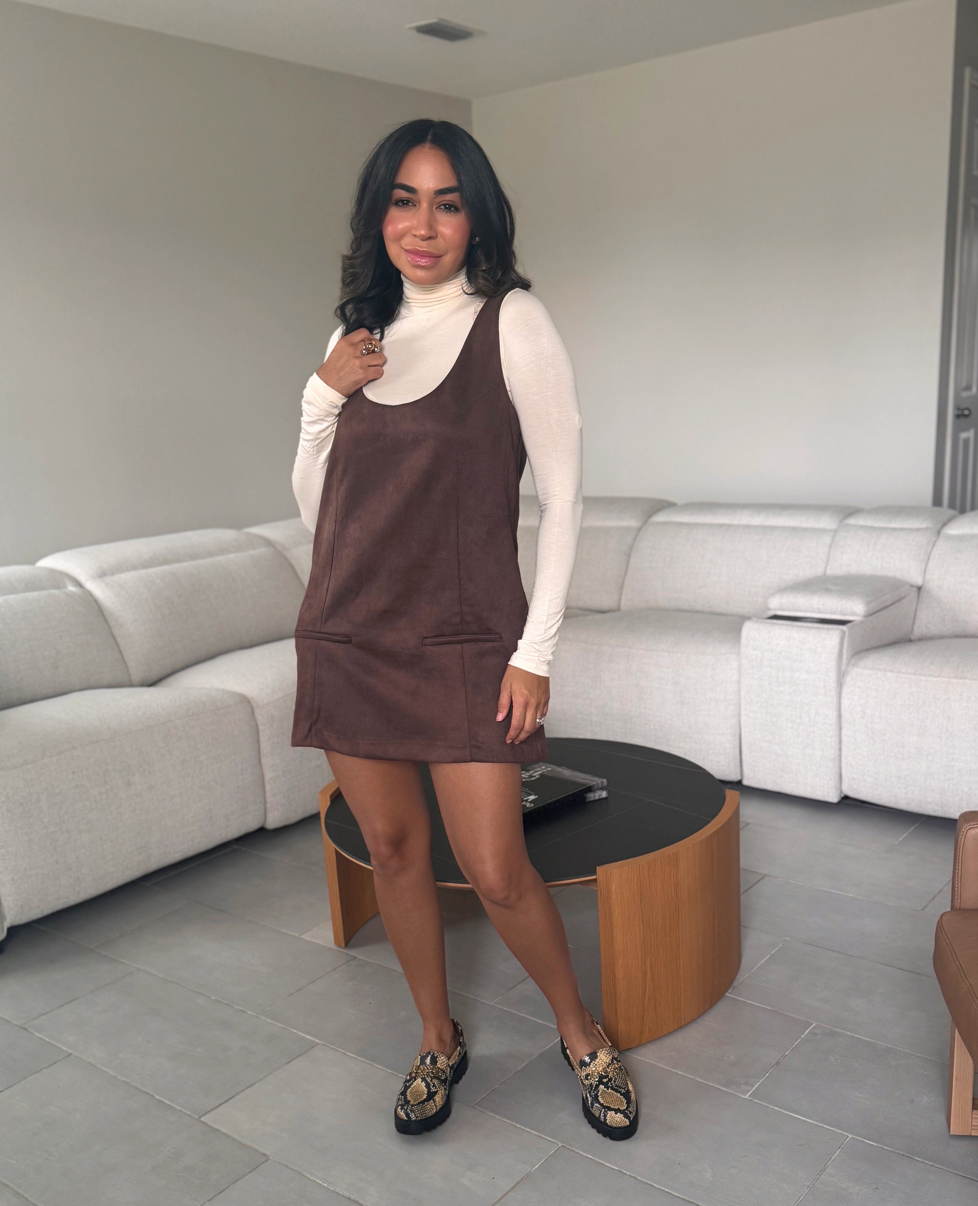 The Mocha Shift dress