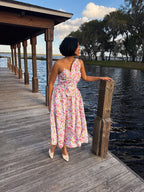 Blossom Grace One-shoulder dress