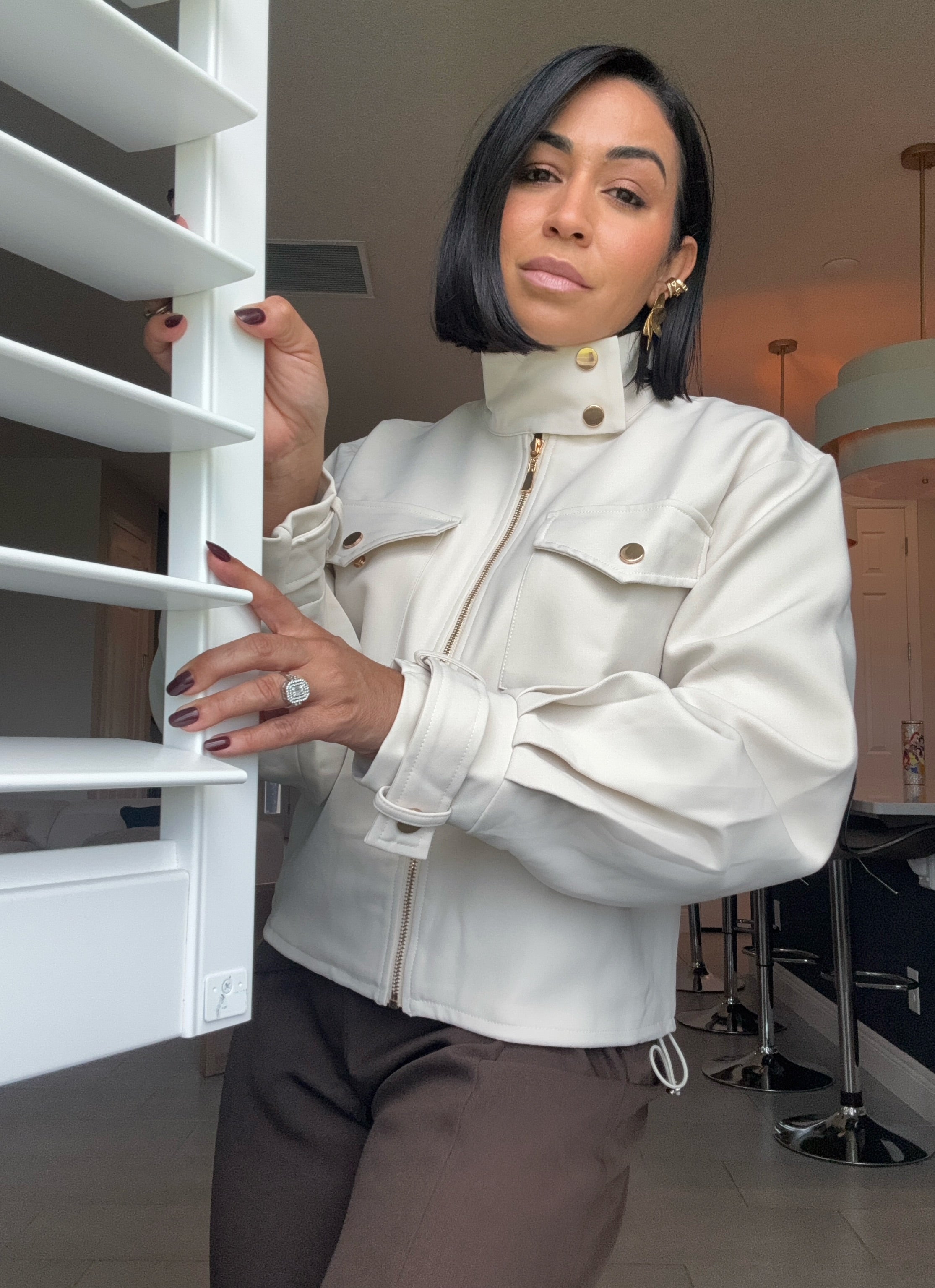 The Sutton Funnel Neck Jacket