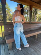 Fatima floral corset