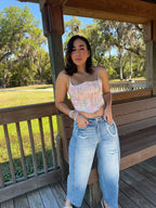 Fatima floral corset