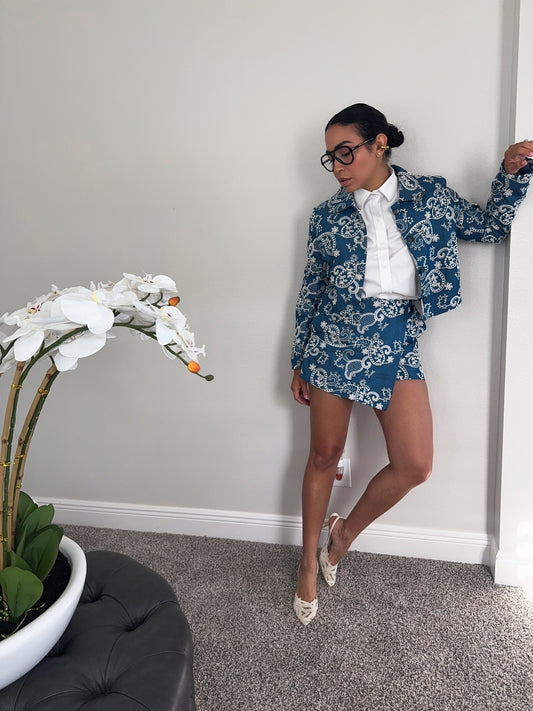 Indigo Bloom jacket