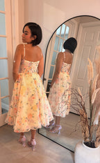 Heavenly Bloom midi dress