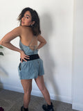 Lola denim romper