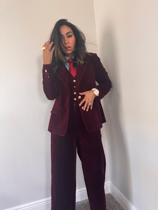 Bordeaux blazer