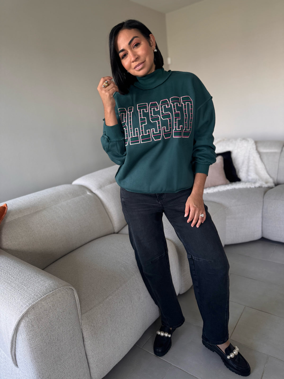 BLESSED sweater