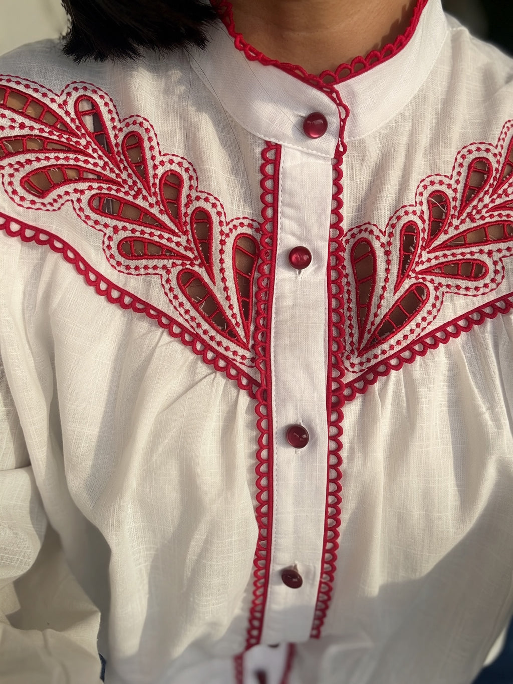 Scarlet Vine Blouse