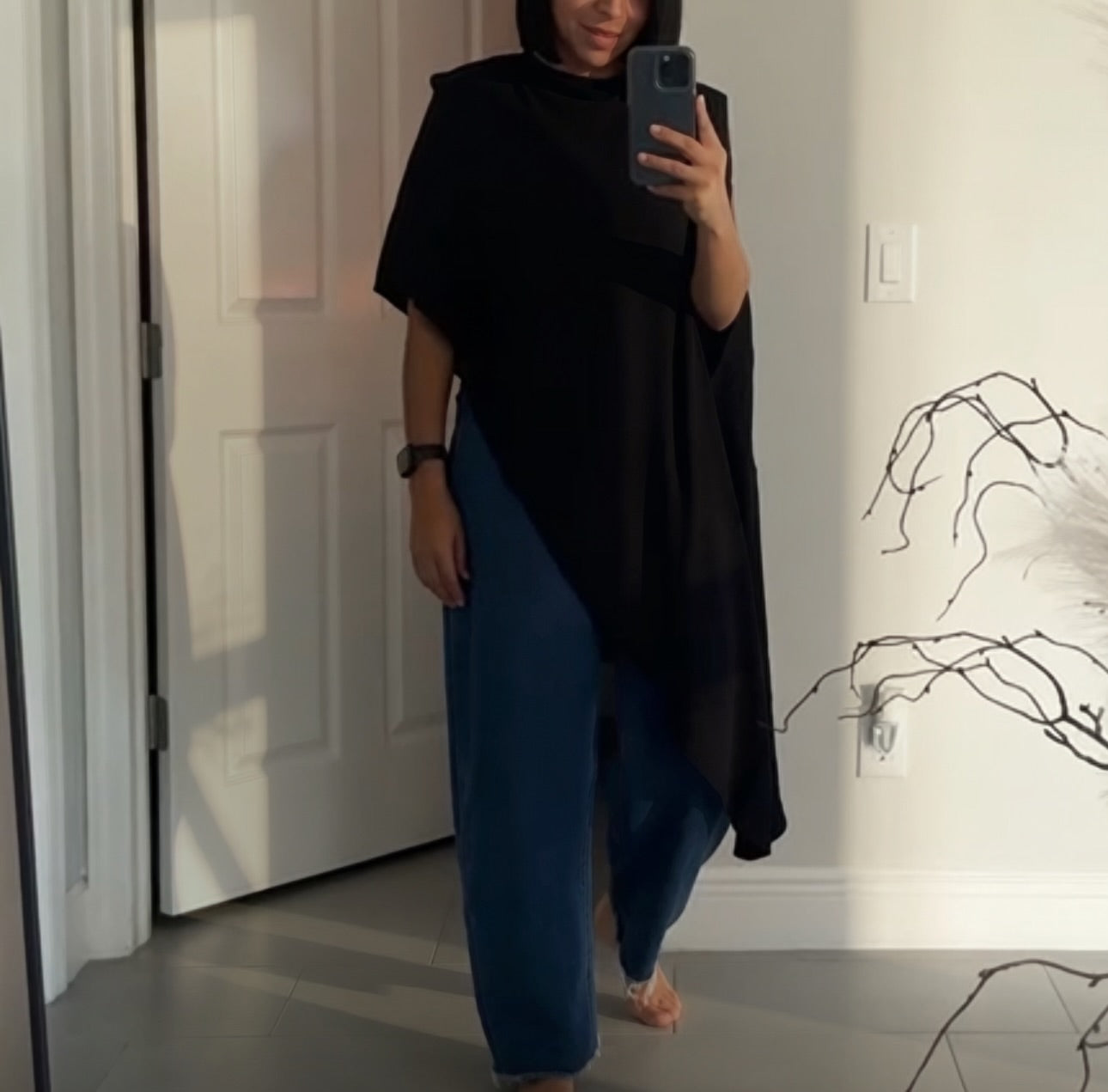 The Esther asymmetrical blouse