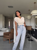 Ivory Majesty bodysuit