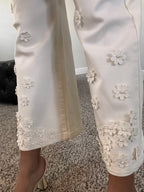 Pearl Blossom ankle jeans