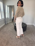 Pearl Blossom ankle jeans