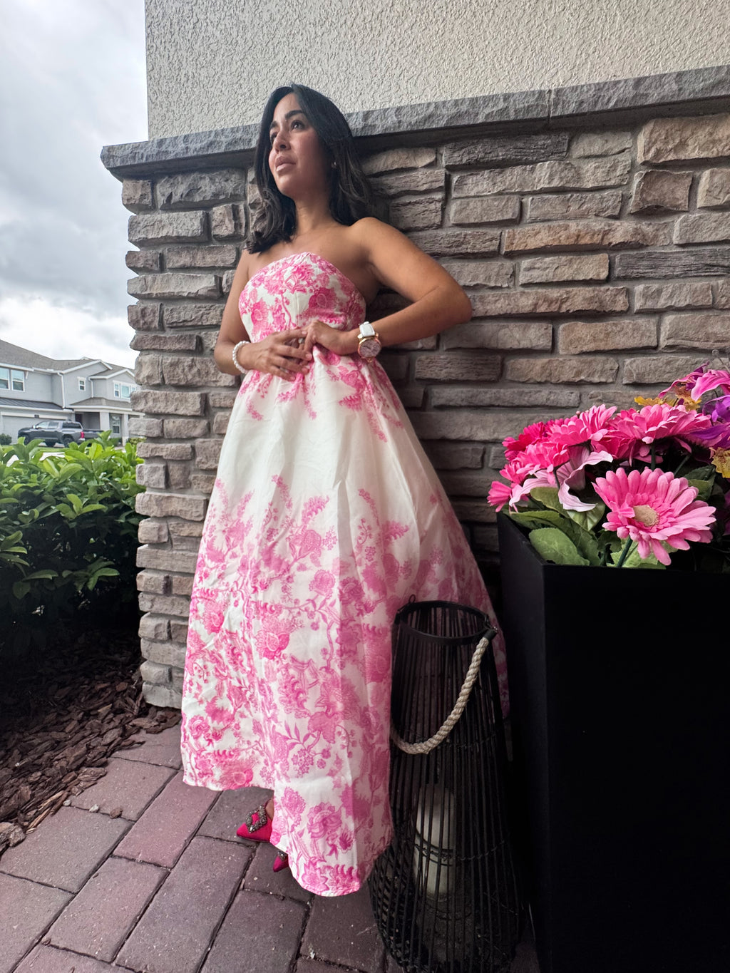 Flor Serena midi dress