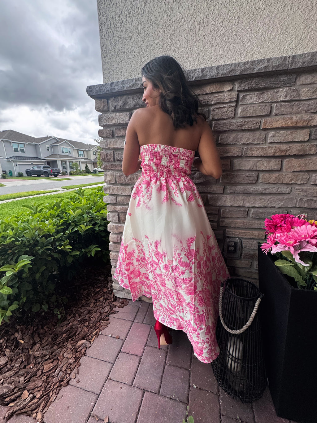 Flor Serena midi dress