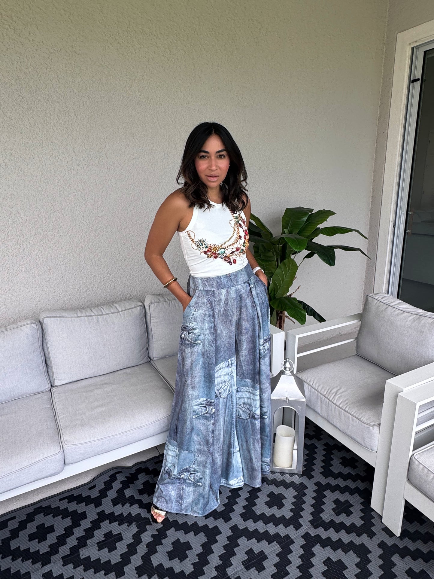 Funky Blue pants