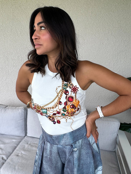 Fine Jewel tank top