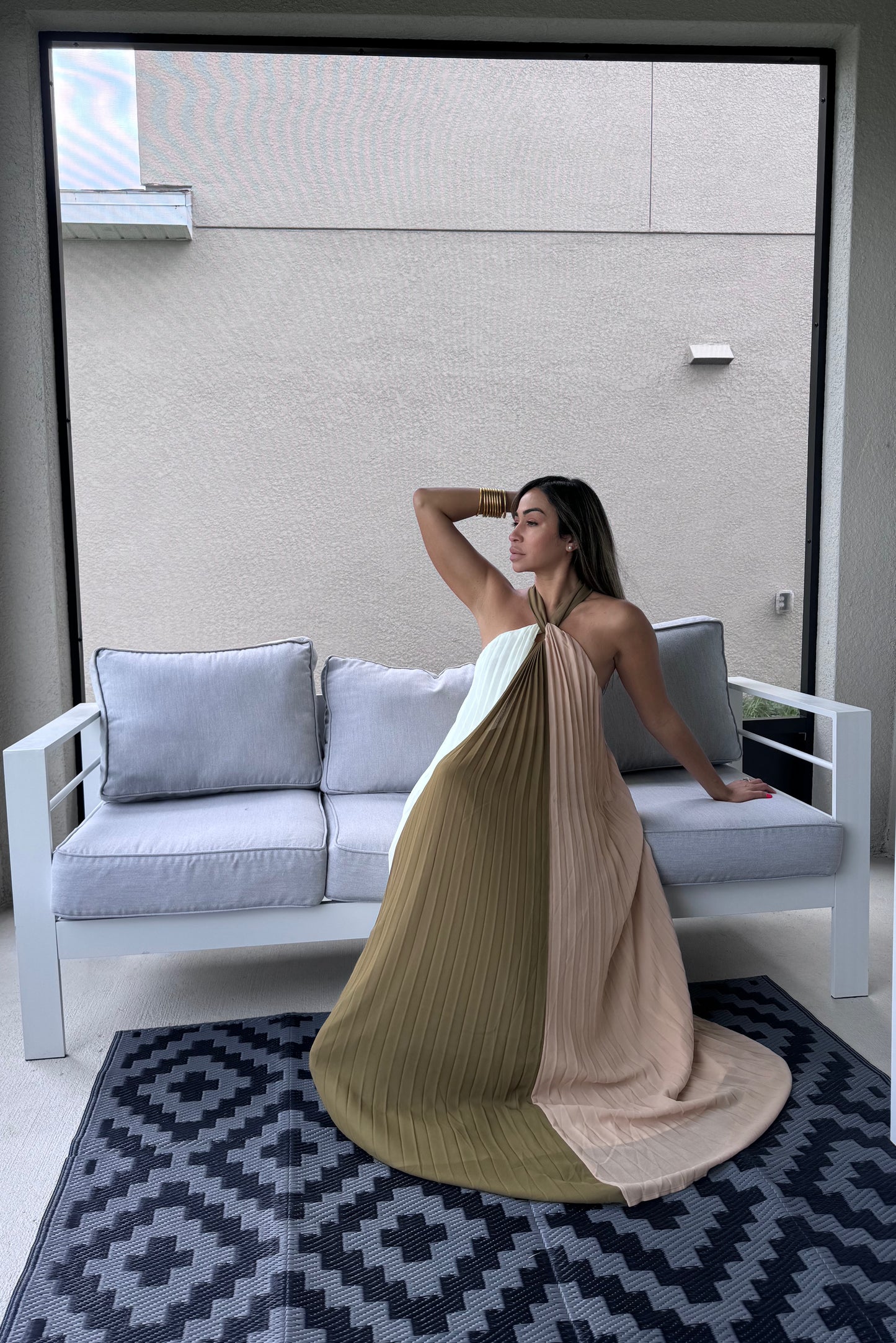 Trifecta maxi dress