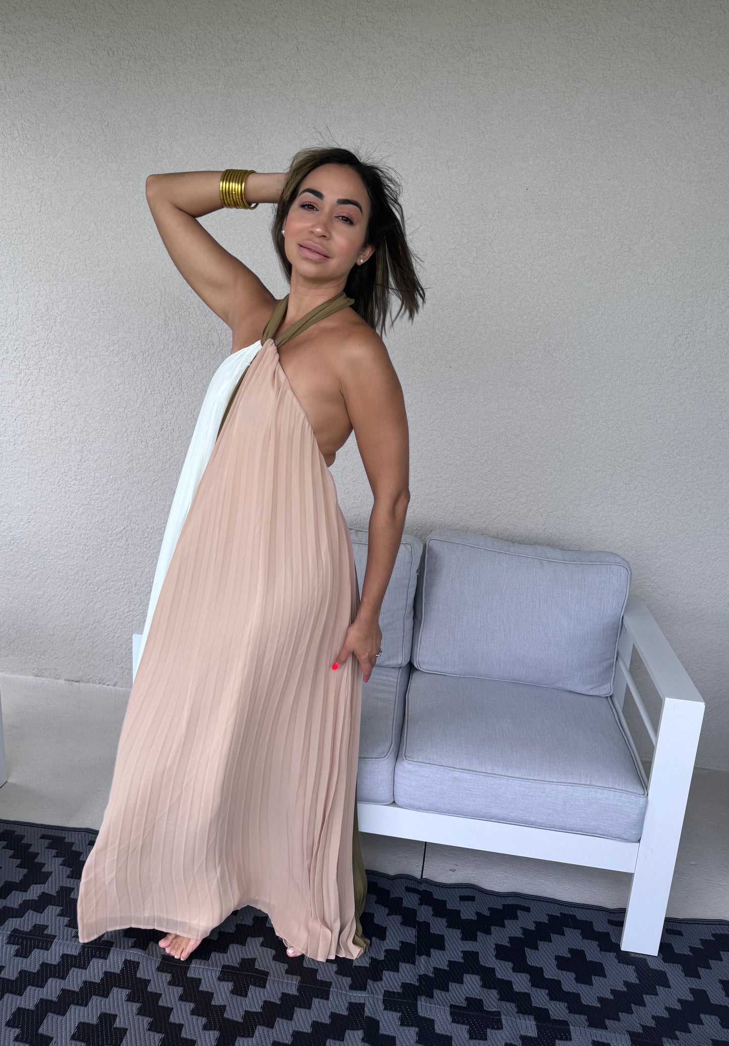 Trifecta maxi dress