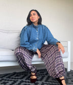 Lennon plaid trousers