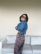 Lennon plaid trousers