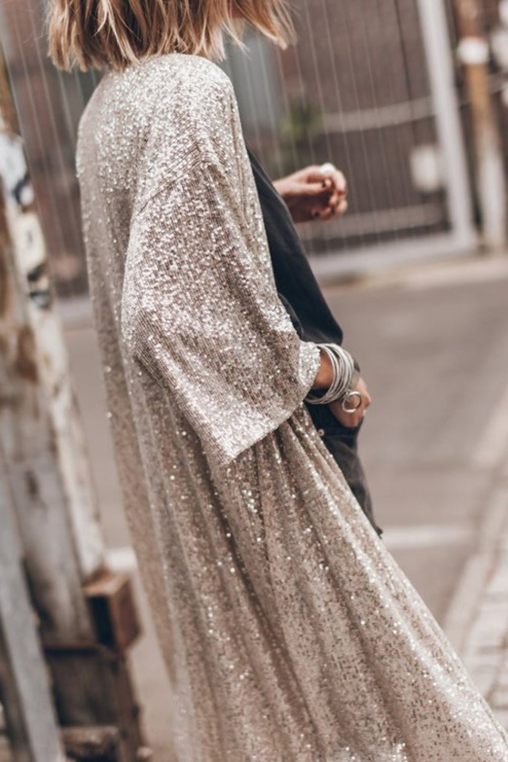 Maze Daze duster kimono