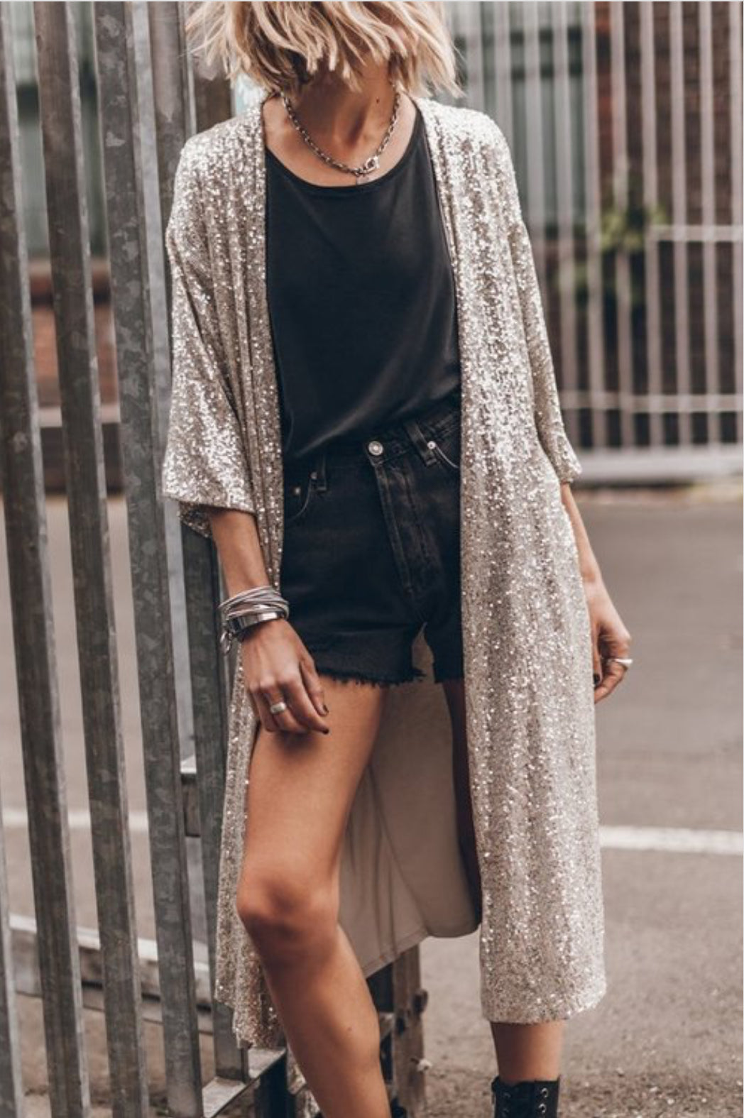 Maze Daze duster kimono