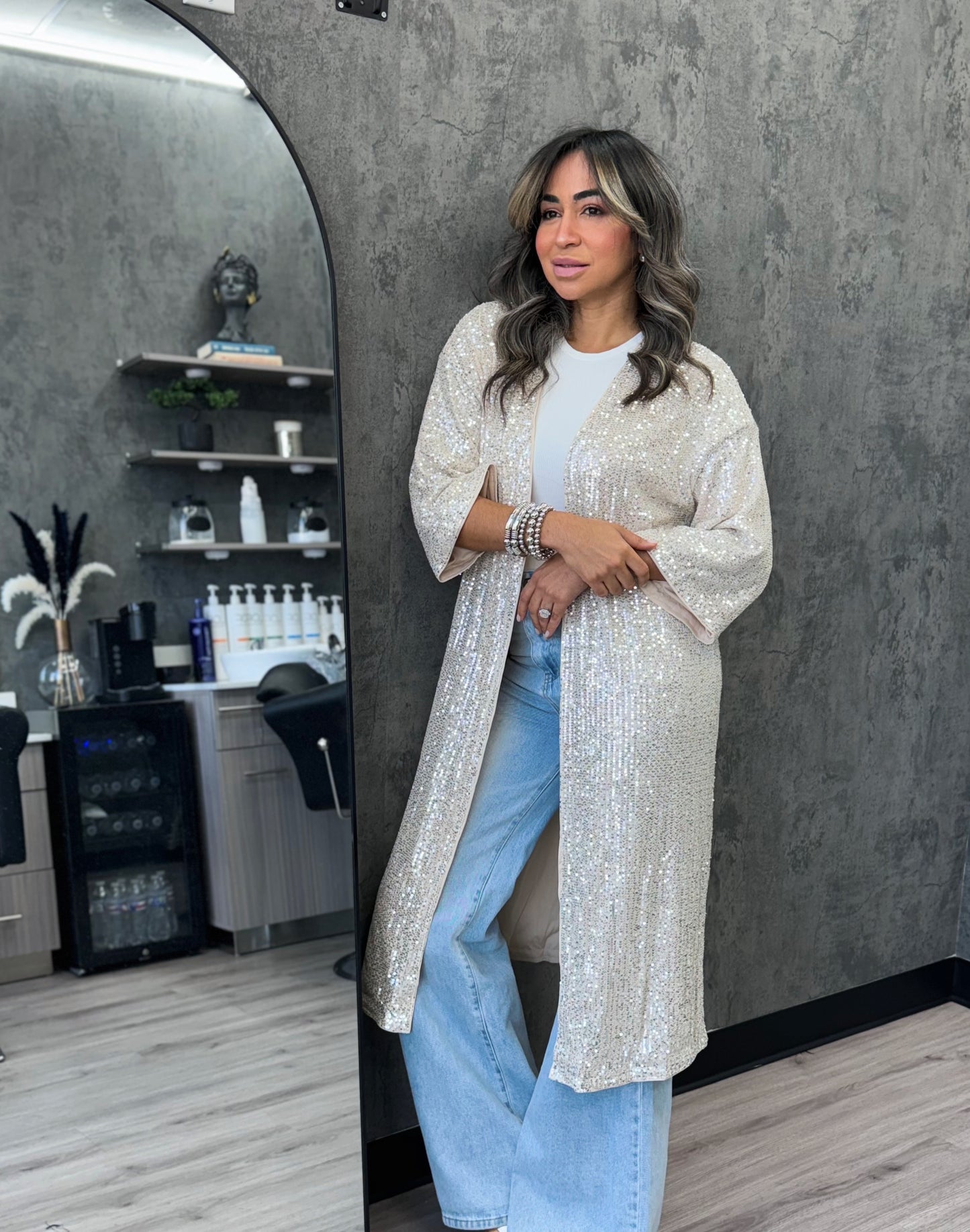 Maze Daze duster kimono