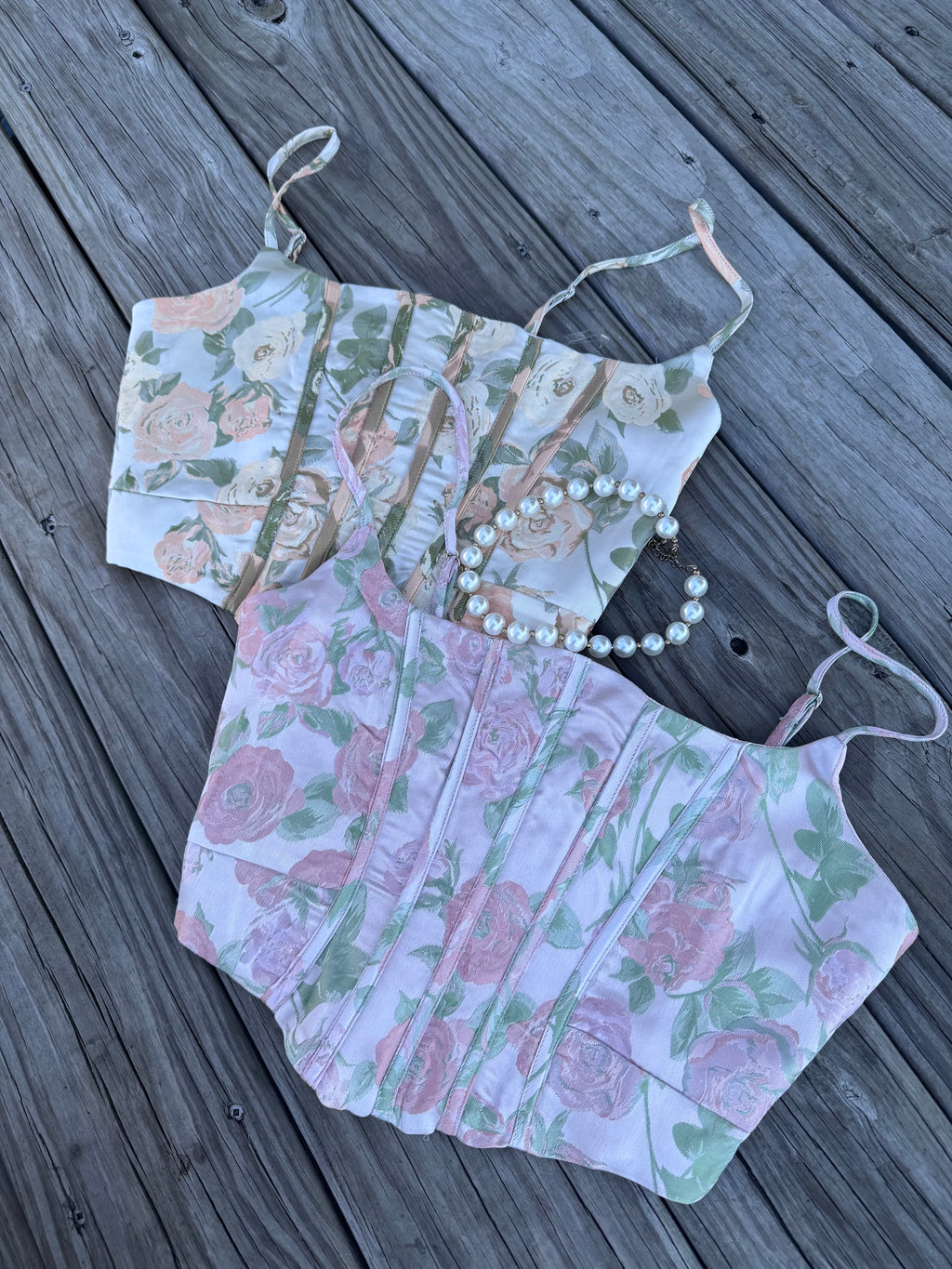 Fatima floral corset