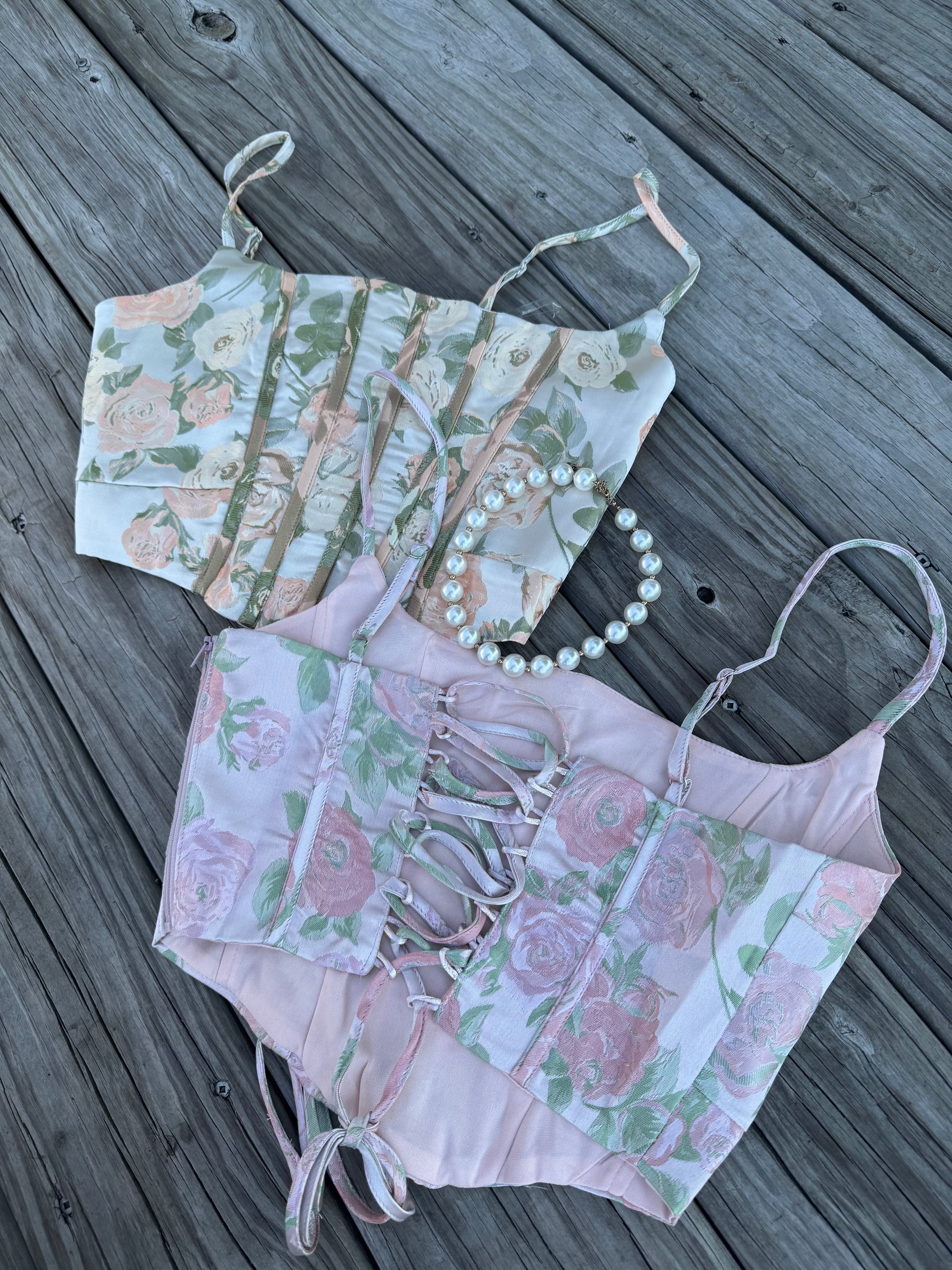 Fatima floral corset