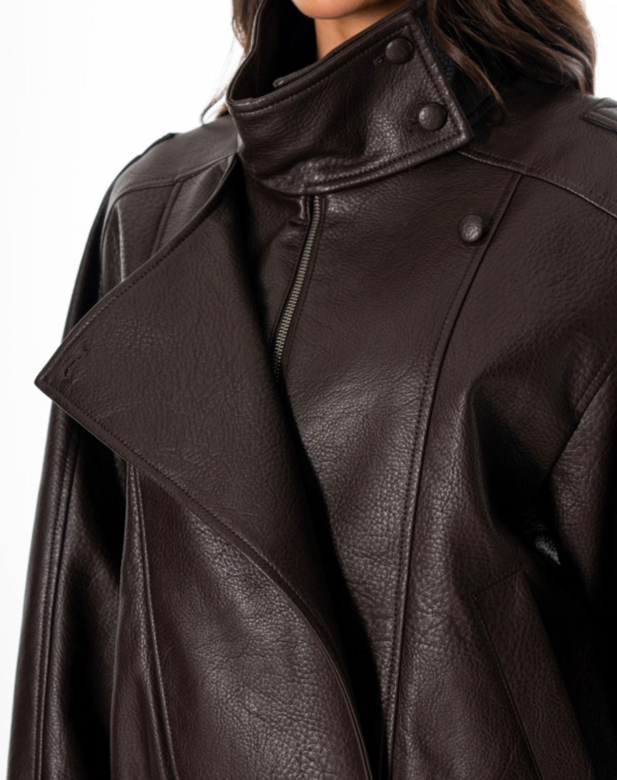 Edena faux leather jacket