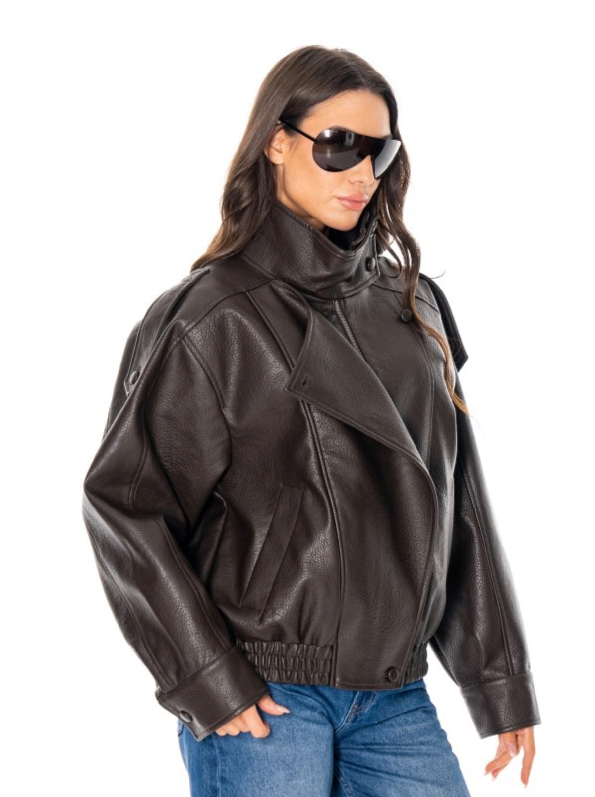Edena faux leather jacket