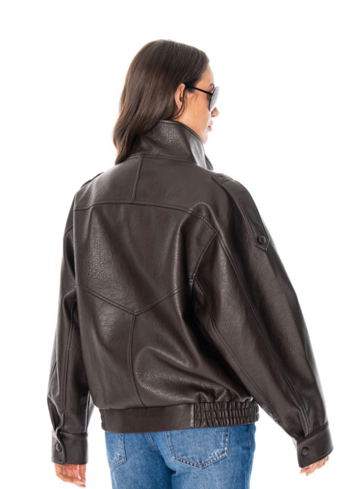 Edena faux leather jacket